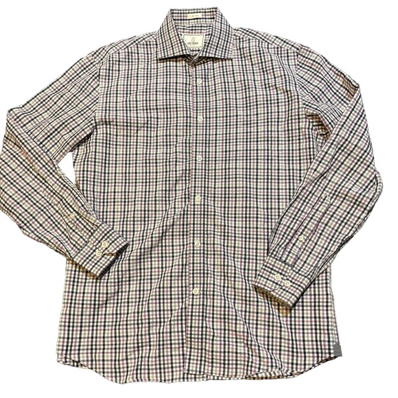 Todd Snyder Other - Todd Snyder Dress Shirt Mens 15.5 32 33 Button Front 2 Ply Cotton Checkered